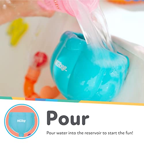 Nuby Wacky Waterworks Pipes Bath Toy with Interactive Features for Cognitive Development - Image 4
