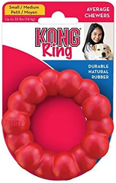 KONG - Ring - Durable Rubber Dog Chew Toy - for Small/Medium Dogs - Image 3