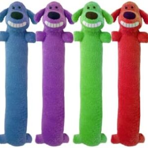 Multipet's Original Loofa Jumbo Dog Toy in Assorted Colors, 24-Inch