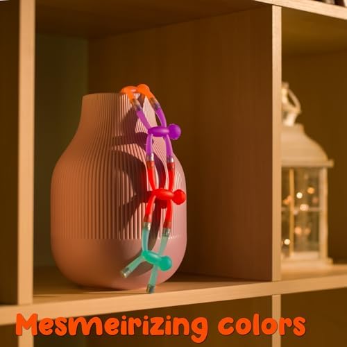 Boxgear 10 Pcs Mini Man Magnetic Toy, Translucent Novelty Toys, Rubber Magnet Men Toy Fridge Magnets Humanoid Magnetic Toy Kids Travel Toys (Multicolor) - Image 7