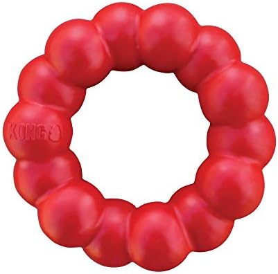 KONG - Ring - Durable Rubber Dog Chew Toy - for Small/Medium Dogs