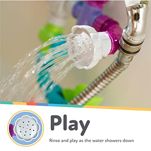 Nuby Wacky Waterworks Pipes Bath Toy with Interactive Features for Cognitive Development - Image 6