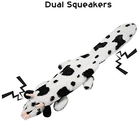 Nocciola 5 PCS Crinkle Dog Squeaky Toys, Durable Plush Dog Toys, No Stuffing Dog Toys for Small Medium Large Dogs, Stuffless Puppy Toys for Boredom and Stimulating - Image 5