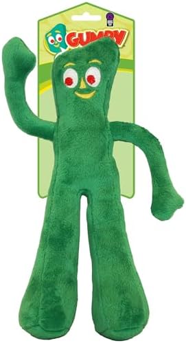 Multipet Gumby Plush Filled Dog Toy, Green, 9 inch (Pack of 1) - Image 2