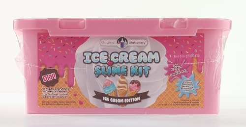 Original Stationery Ice Cream Slime Kit for Girls, Amazing Ice Cream Slime Making Kit to Make Butter Slime, Cloud Slime & Foam Slimes, Fun Gift Idea - Image 7