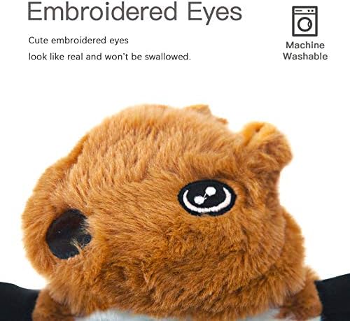 SHARLOVY Dog Squeaky Toys 5 Pack, Pet Toys Crinkle Dog Toy No Stuffing Animals Dog Plush Toy Dog Chew Toy for Large Dogs and Medium Dogs Squeeky Doggie Toys 5 Pack for Large Dogs Multi-Colored - Image 4