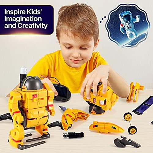 STEM Projects for Kids Ages 8-12, Science Kits, Solar Space Toys Gifts for 8-14 Year Old Teen Boys Girls, 120Pcs Building Experiments Robots for Teenage Ages 9 10 11 12. - Image 5