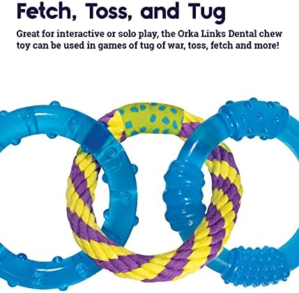 Petstages Orka Dental Links Dog Chew Toy - Image 6
