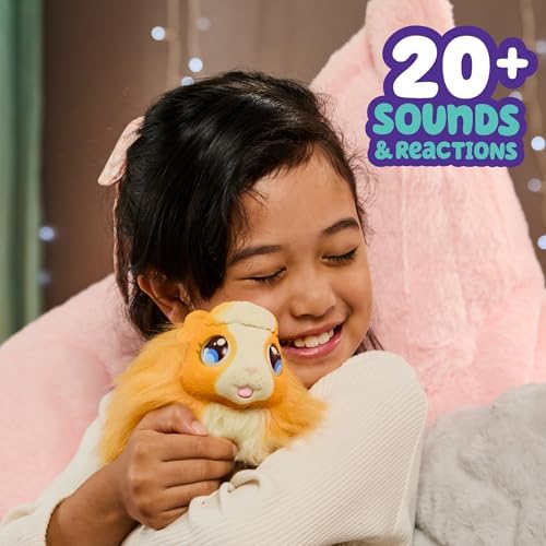 Little Live Pets - Mama Surprise | Soft, Interactive Guinea Pig and her Hutch, and her 3 Babies. 20+ Sounds & Reactions. for Kids Ages 4+, Multicolor, 7.8 x 11.93 x 11.38 inches - Image 6