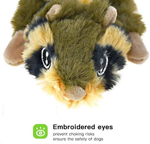 SHARLOVY Dog Squeaky Toys No Stuffing 6 Pack Dog Toys Crinkle Dog Toys for Small Dogs Durable Dog Chew Toys Plush Cute Animals Natural Puppy Toys for Teething Pet Toys Squeak - Image 4