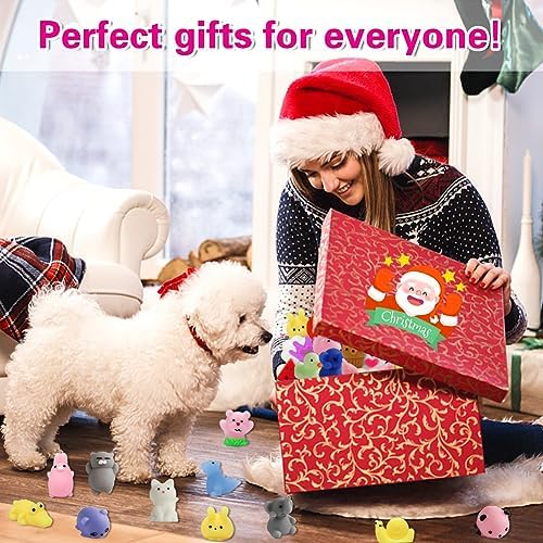 80Pcs Party Favors for Kids 4-8, Kawaii Squishies Mochi Squishy Toy Bulk Fidget Sensory Toys Birthday Gifts for Boys Girls Goodie Bag Christmas Stocking Stuffers Treasure Box Classroom Prizes - Image 7