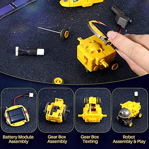 STEM Projects for Kids Ages 8-12, Science Kits, Solar Space Toys Gifts for 8-14 Year Old Teen Boys Girls, 120Pcs Building Experiments Robots for Teenage Ages 9 10 11 12. - Image 7